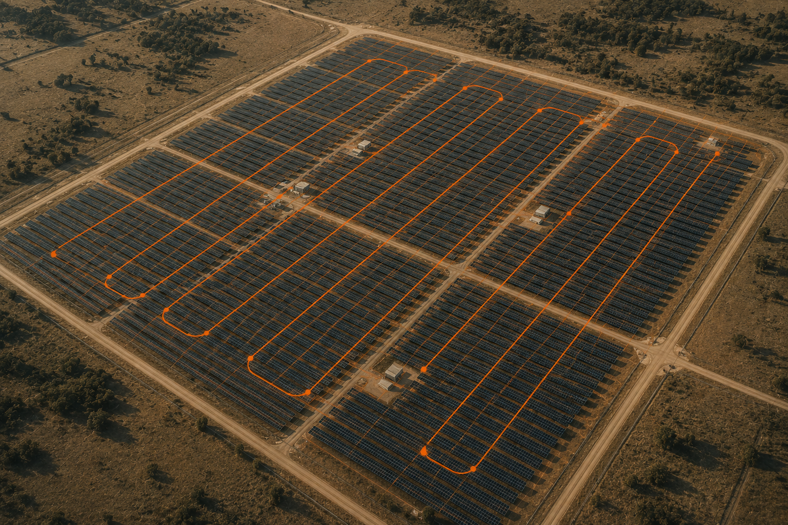 Aria — autonomous solar-farm aerial survey