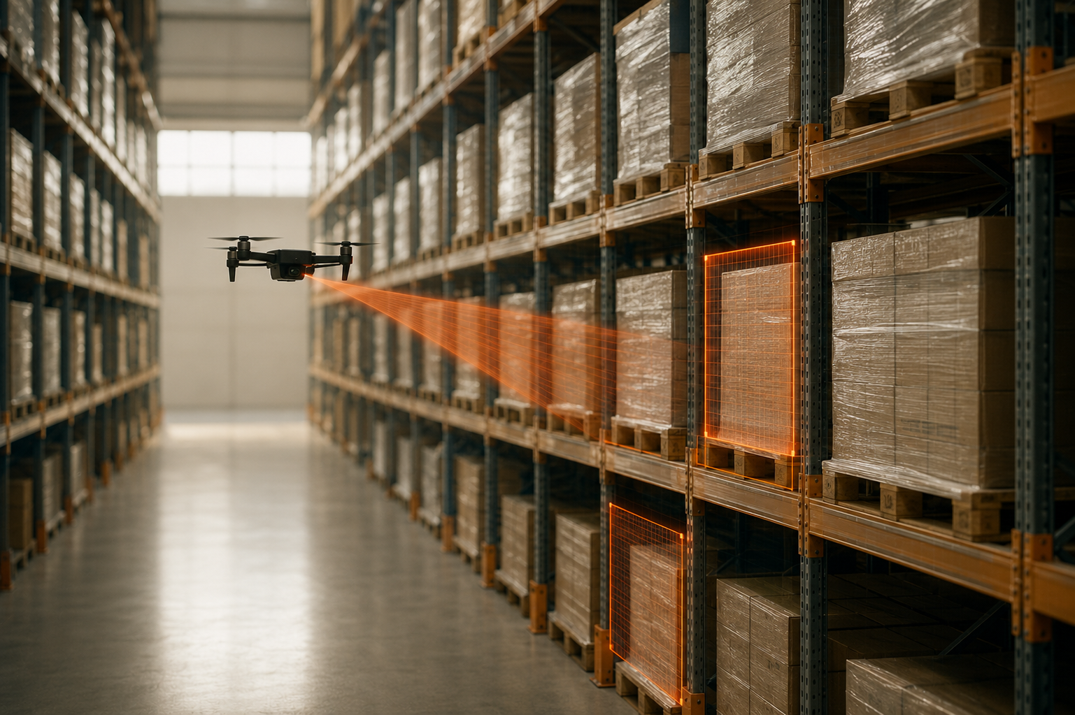 Hangar — indoor-autonomous warehouse inventory drones