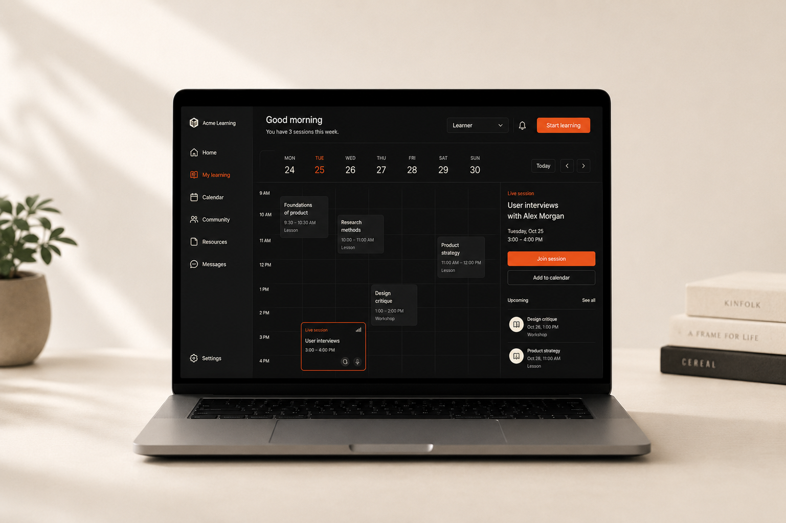 Rostrum — role-based educational LMS